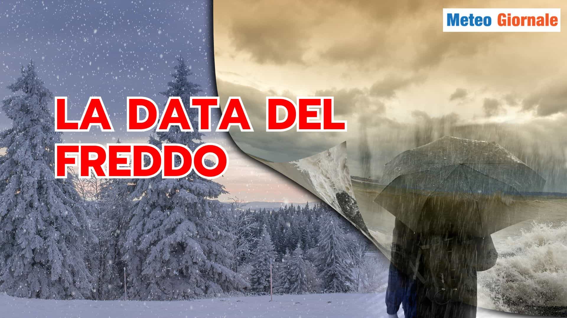 La data del FREDDO c’è, eccola: Meteo ribaltone confermato