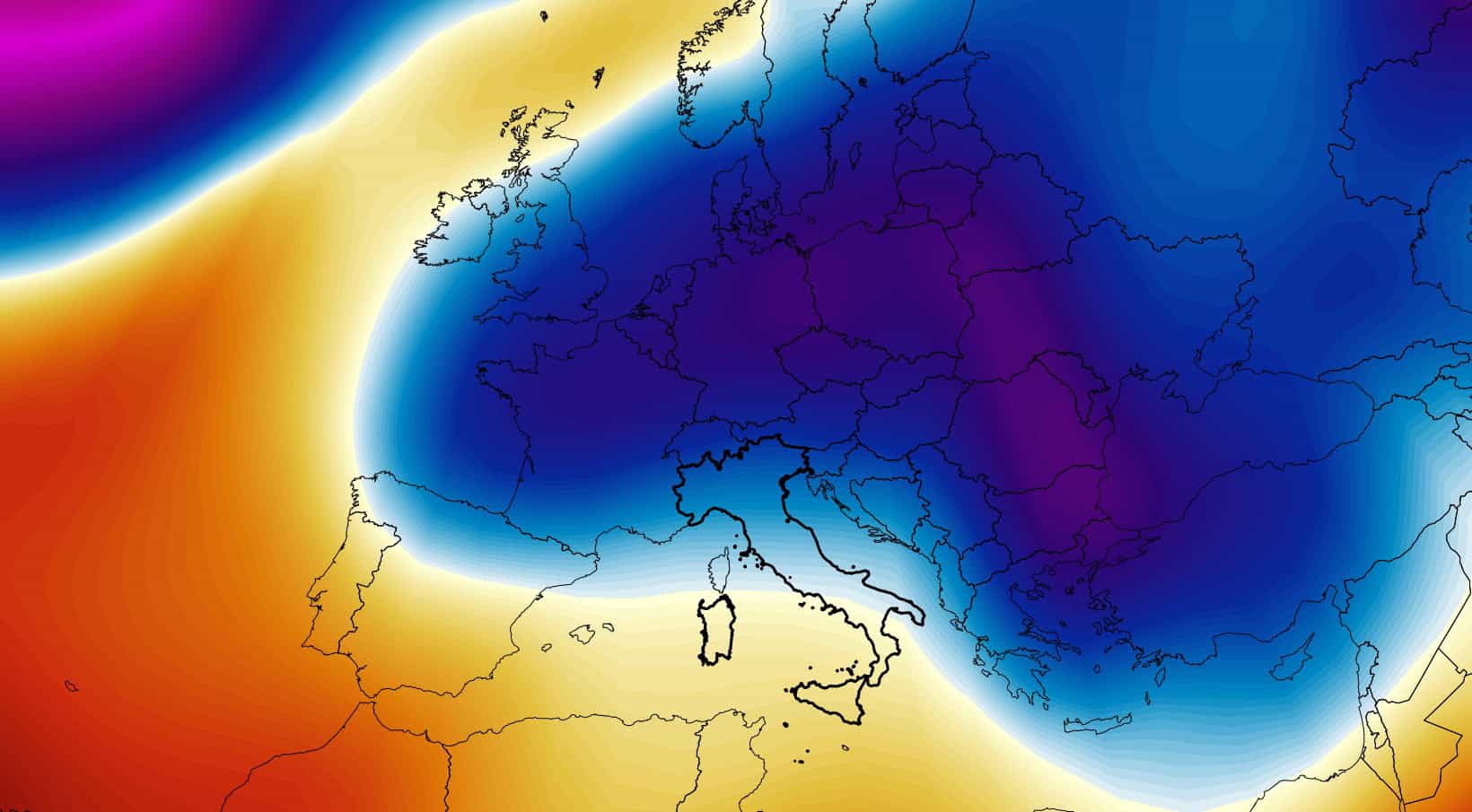 freddo centro nord Italia