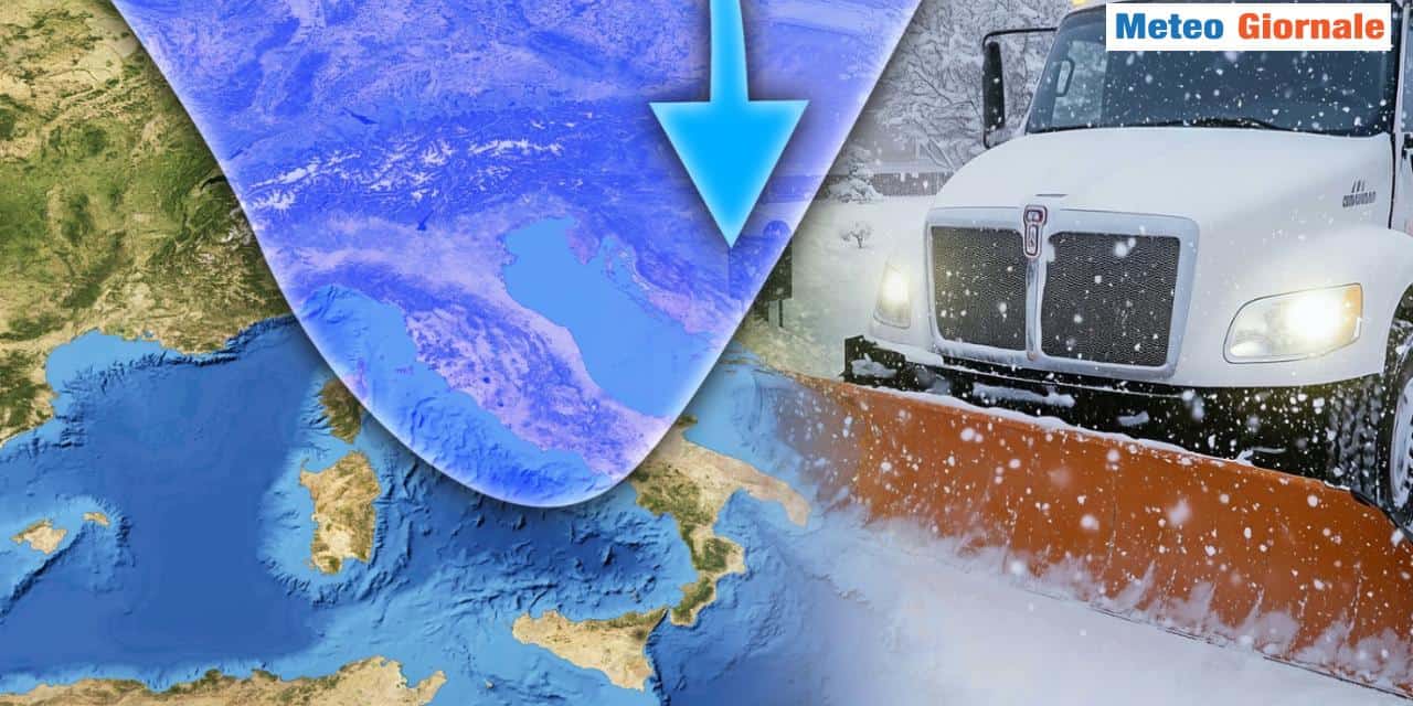 Meteo 14 Febbraio: di colpo l’Inverno con neve in queste regioni