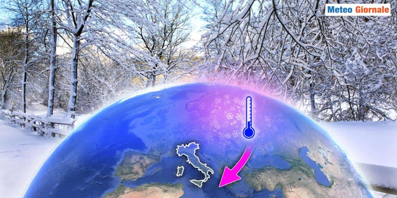 Meteo prossima settimana: gelo e neve ad un passo dall’Italia