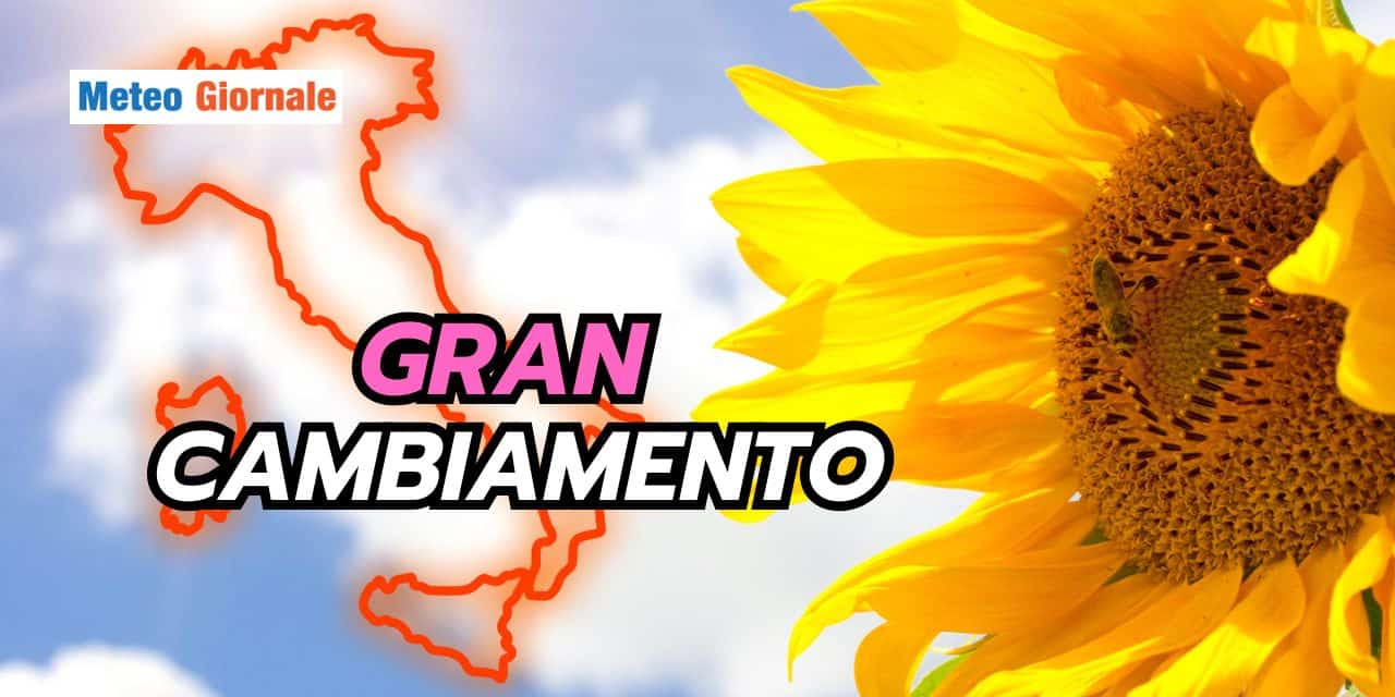 Tutto stravolto, la novità meteo è la seguente