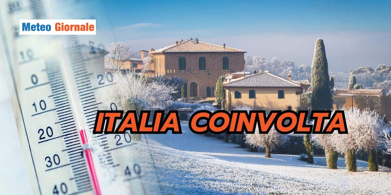Italia coinvolta da GELO e NEVE, ecco la data del ribaltone