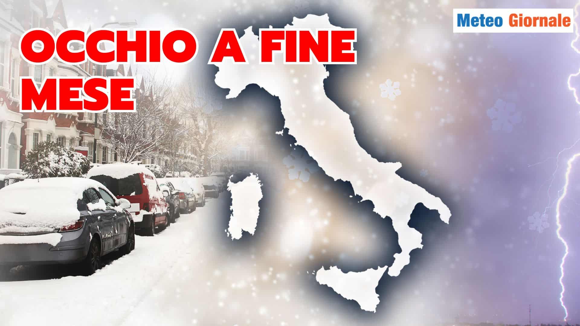 L’INVERNO potrebbe tornare a fine Febbraio con Meteo che peggiora