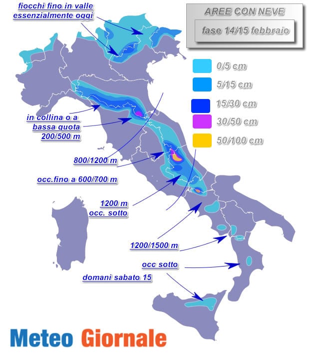 mappa neve interna