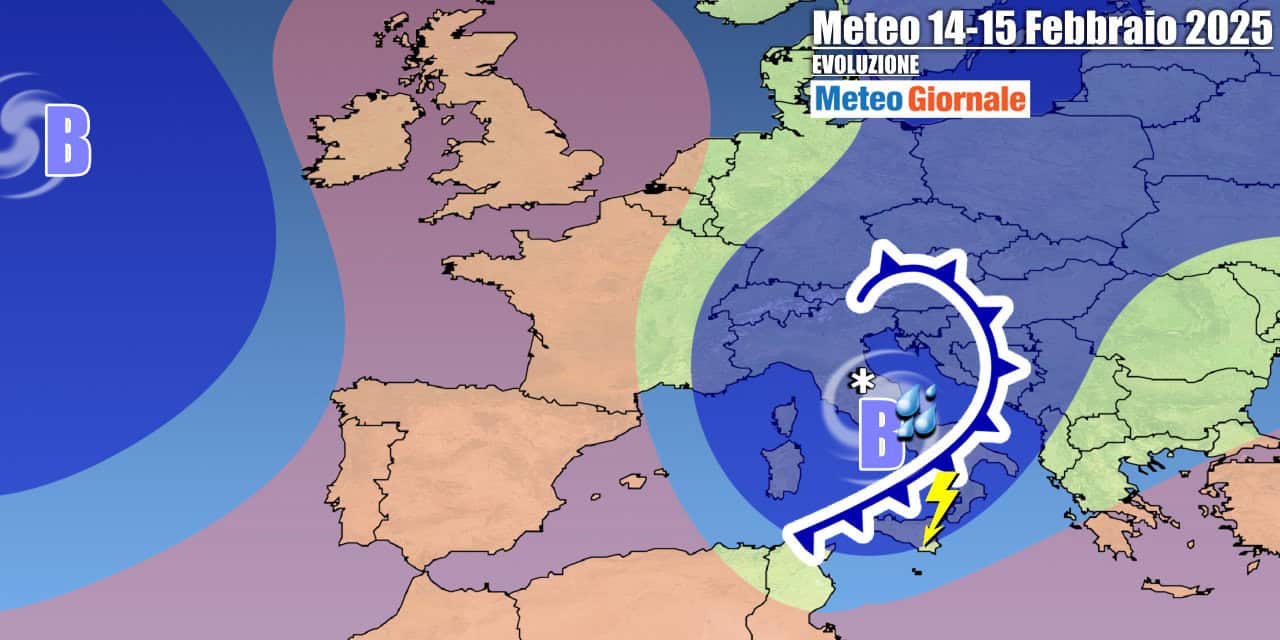 Meteo Italia: ritorna l’Inverno da San Valentino, neve a quote molto basse