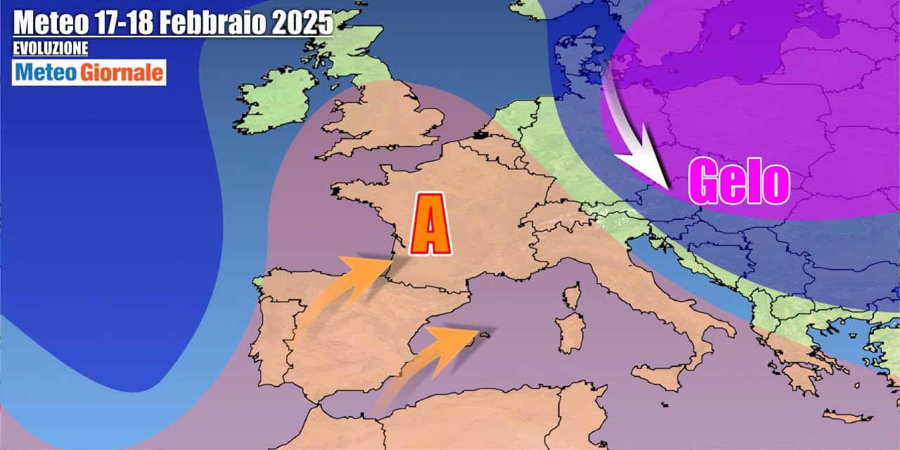 Anticiclone in rinforzo in settimana