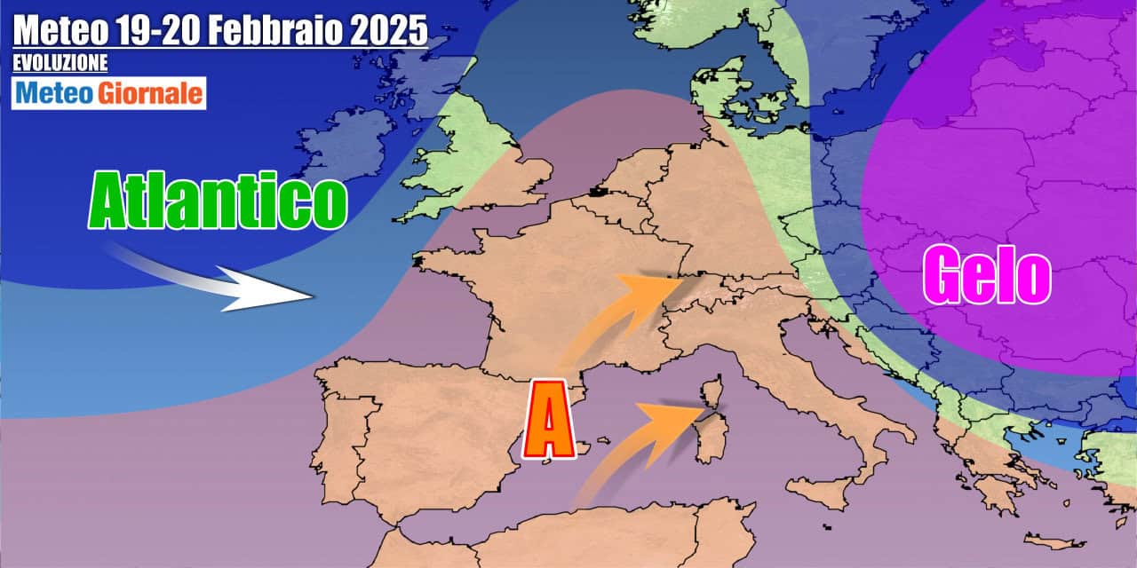 In settimana prevalenza di Anticiclone