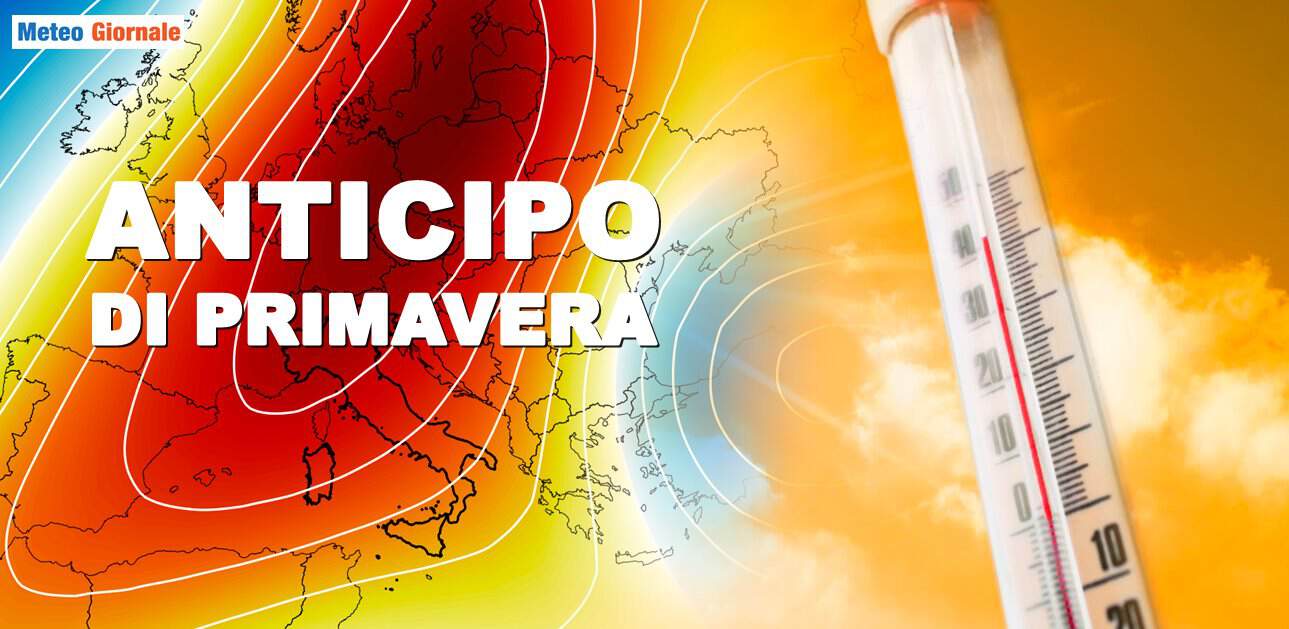 Previsioni meteo: un assaggio di caldo di Primavera già a Febbraio