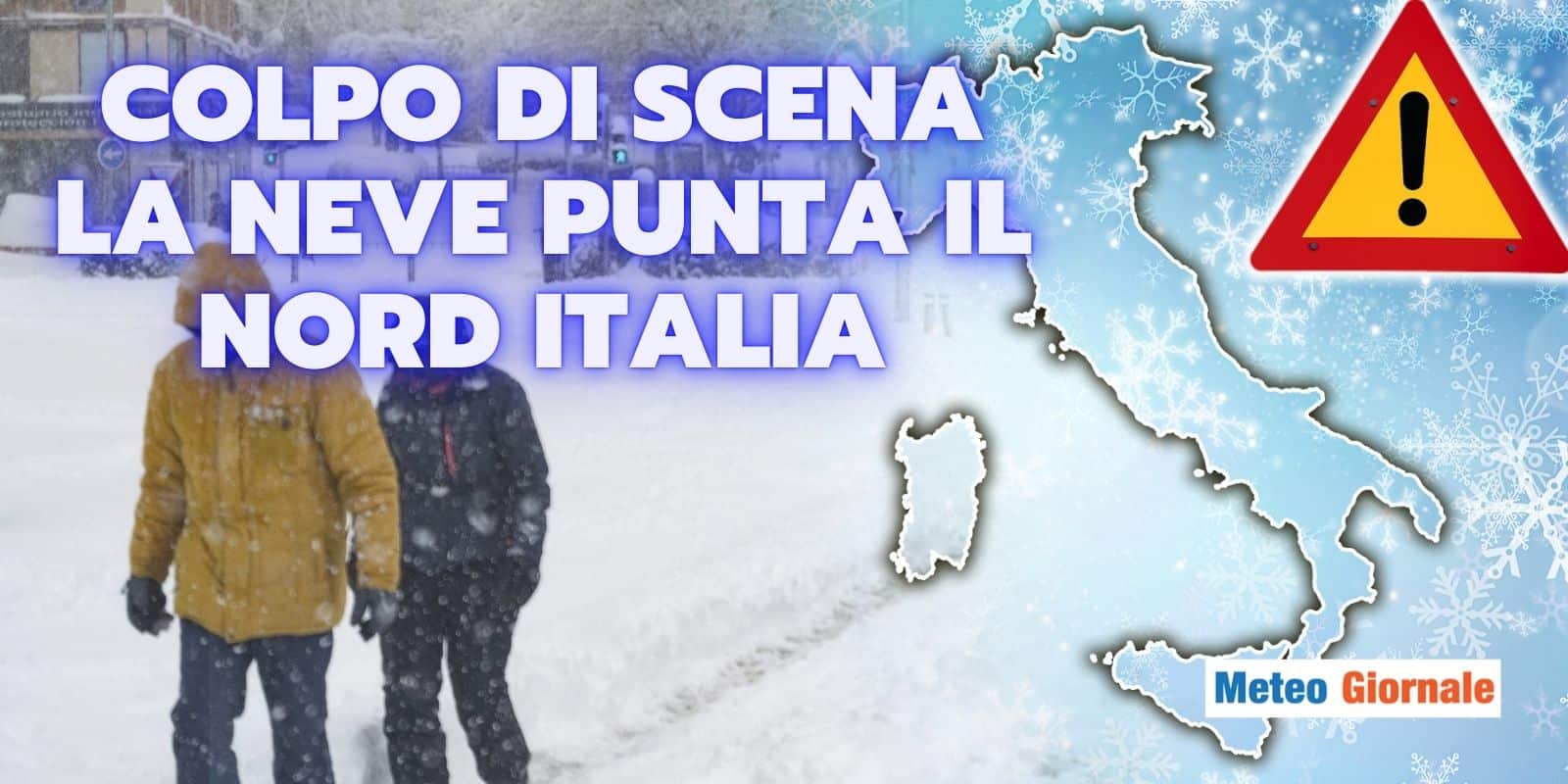 Meteo, l’Inverno alza la voce: il Nord Italia si prepara al colpo di scena nevoso