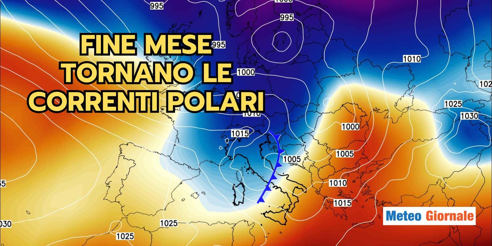Meteo fine mese: cambia di nuovo tutto, si prepara il COLPO DI CODA INVERNALE