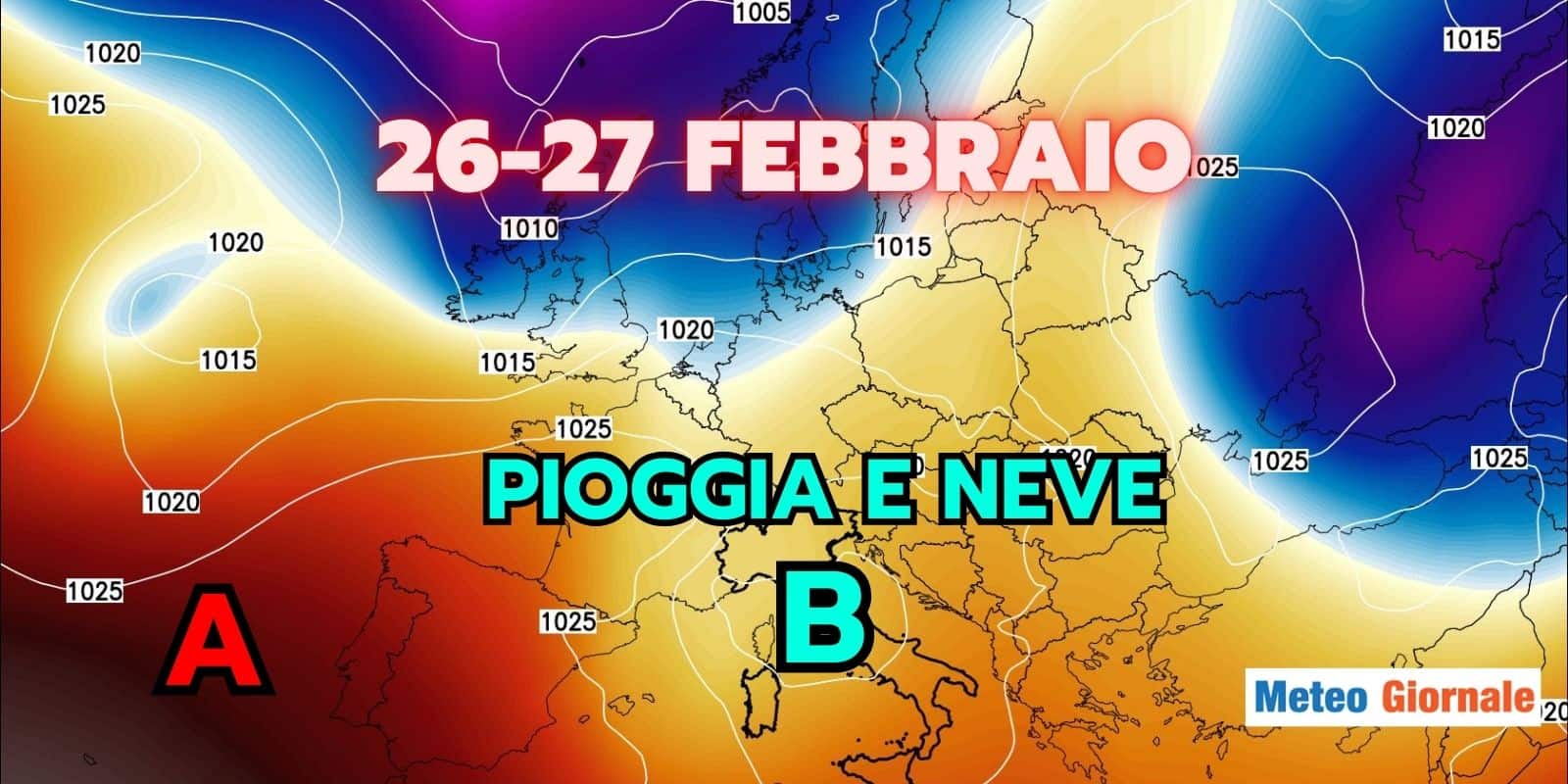 Meteo, il grande ritorno del MALTEMPO: prossima settimana con PIOGGIA e NEVE