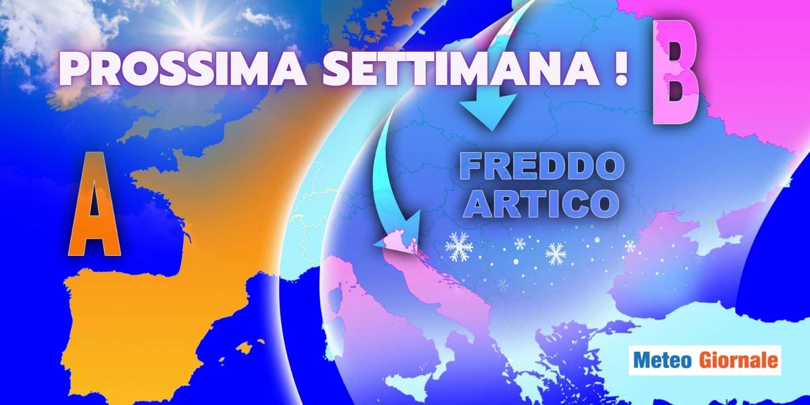 Meteo, prossima settimana gelida: le regioni più fredde e dove nevicherà ancora