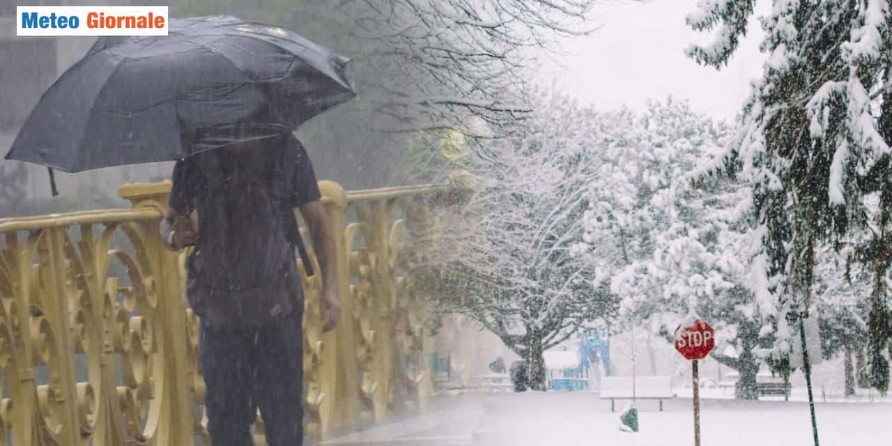 Meteo settimana fra pioggia e neve, poi zampata dell’Inverno