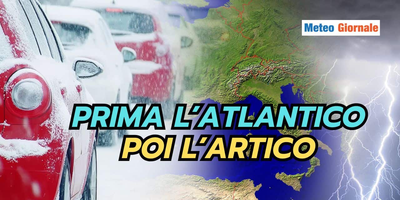 Meteo: prima Atlantico, poi affondo Artico, i dettagli