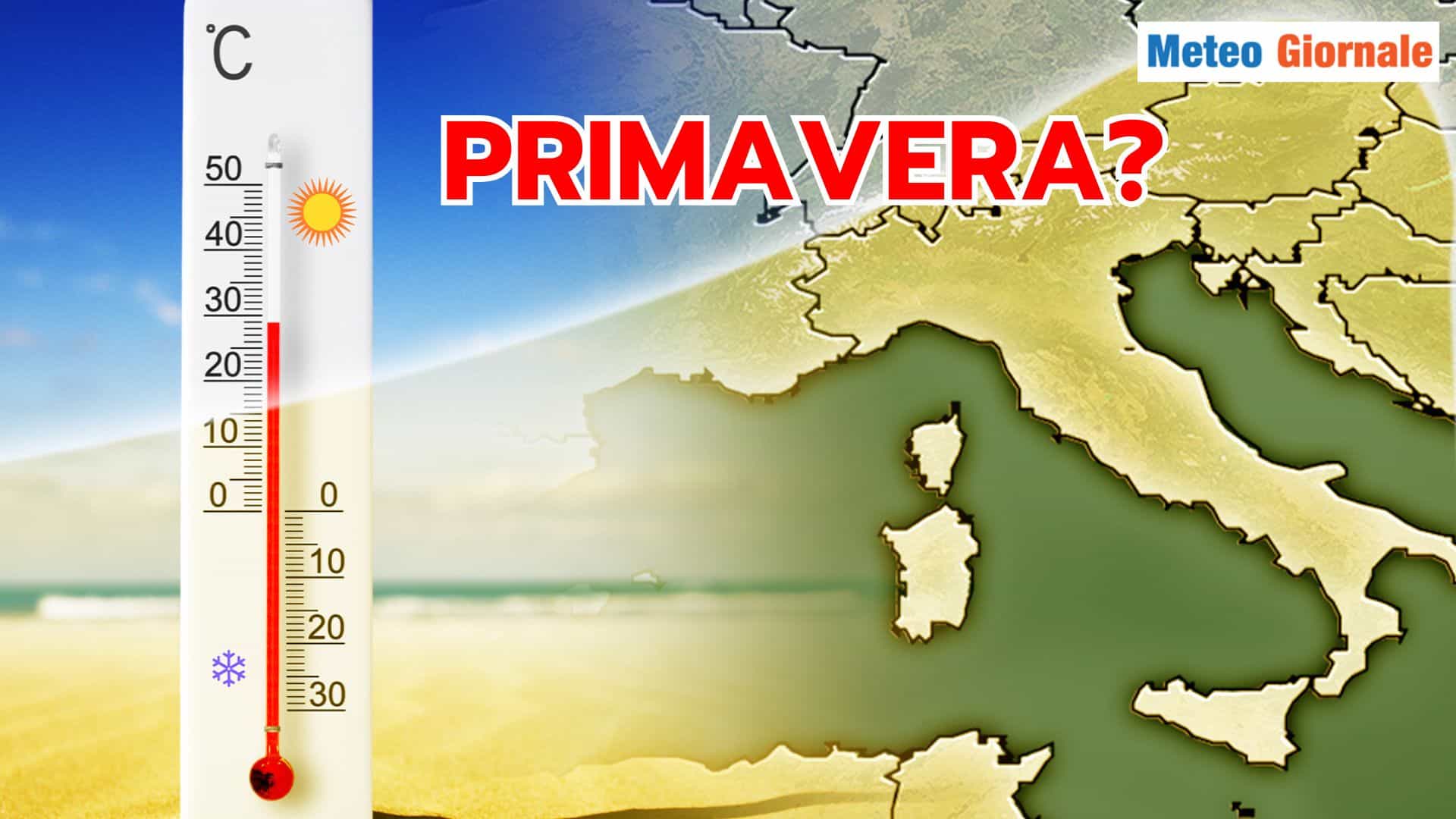 Meteo da PRIMAVERA anticipata? Piano, le somme a fine mese