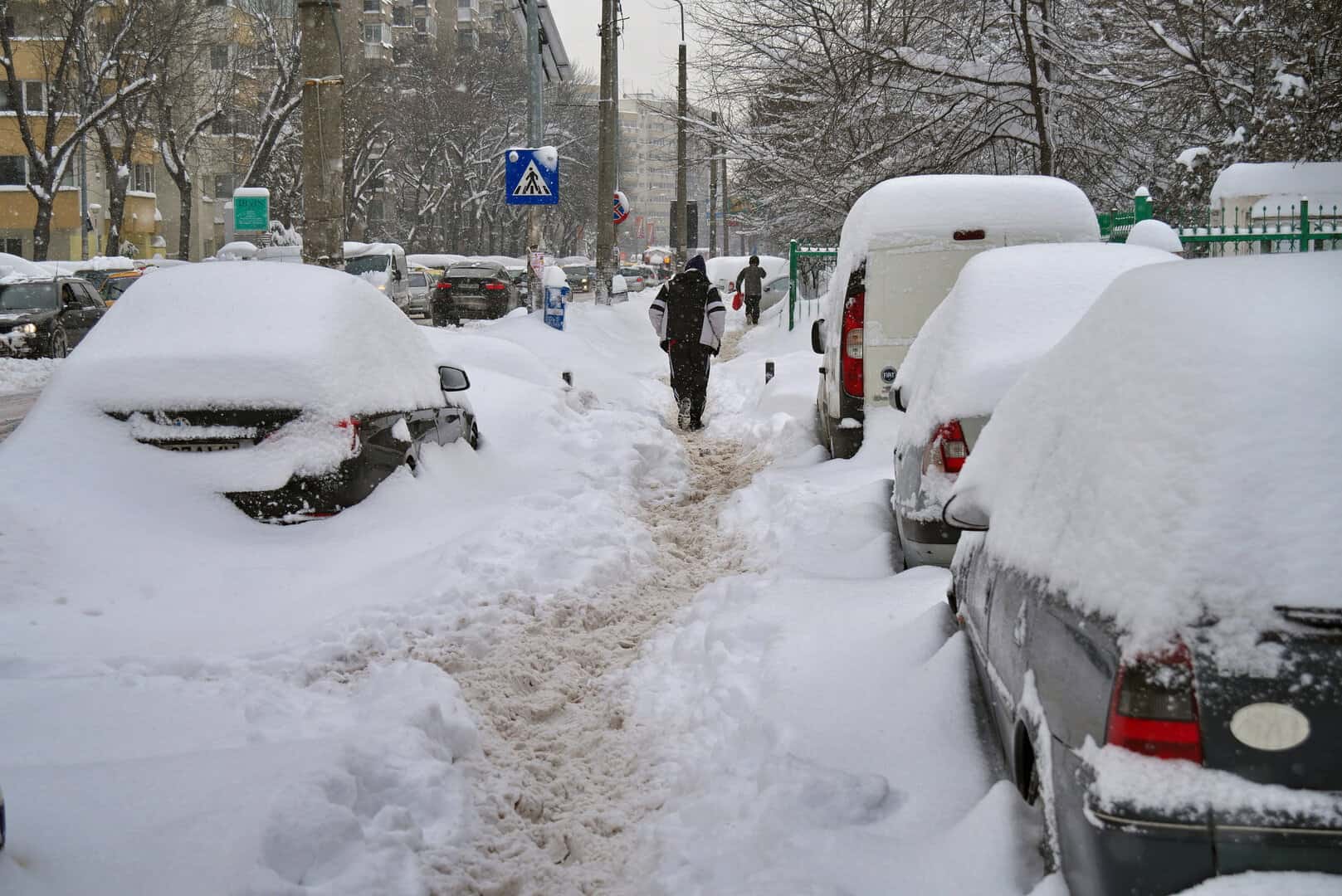 snow in bucharest 18022025