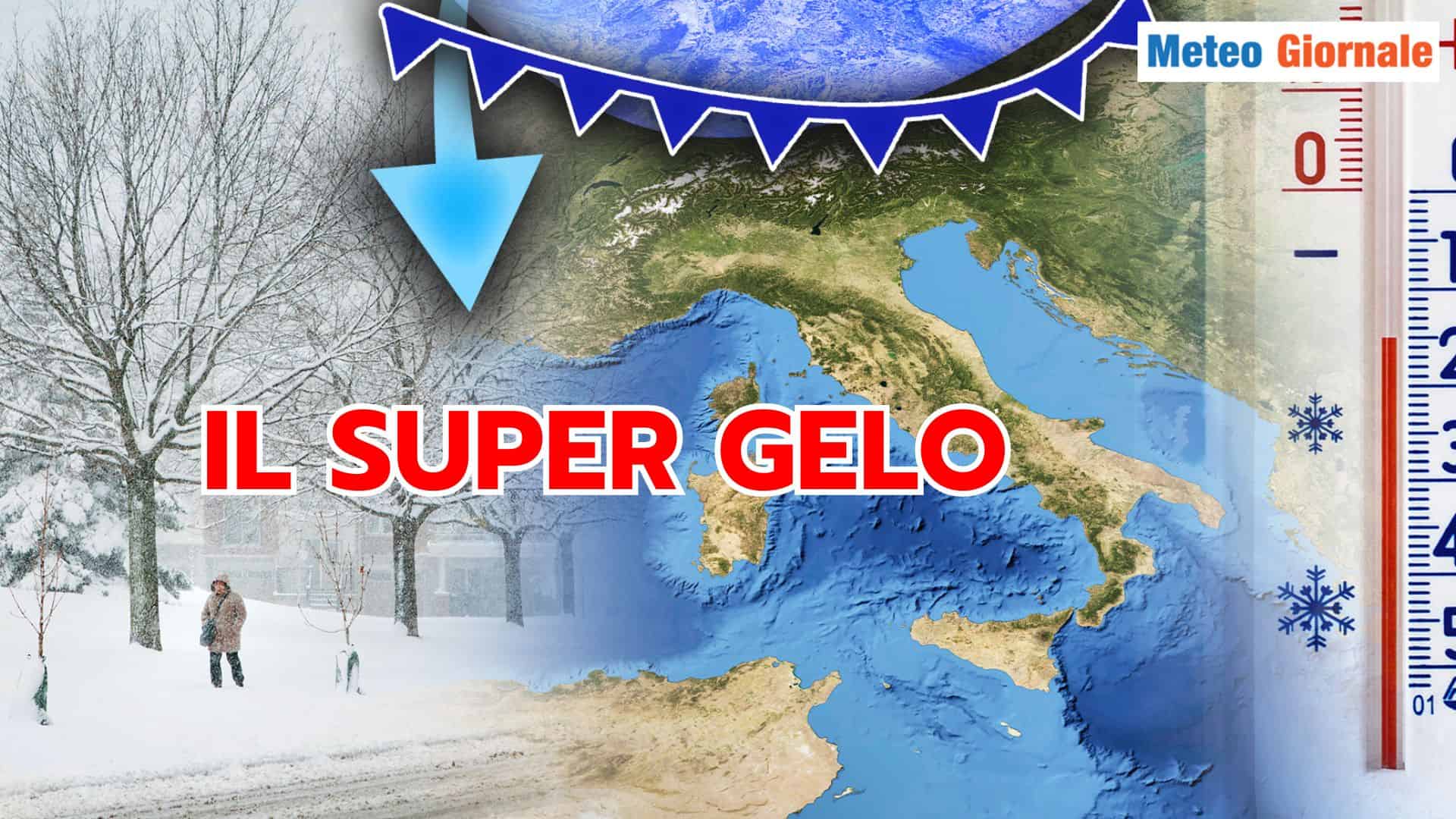 Il super GELO e il rischio Meteo NEVE di metà Febbraio