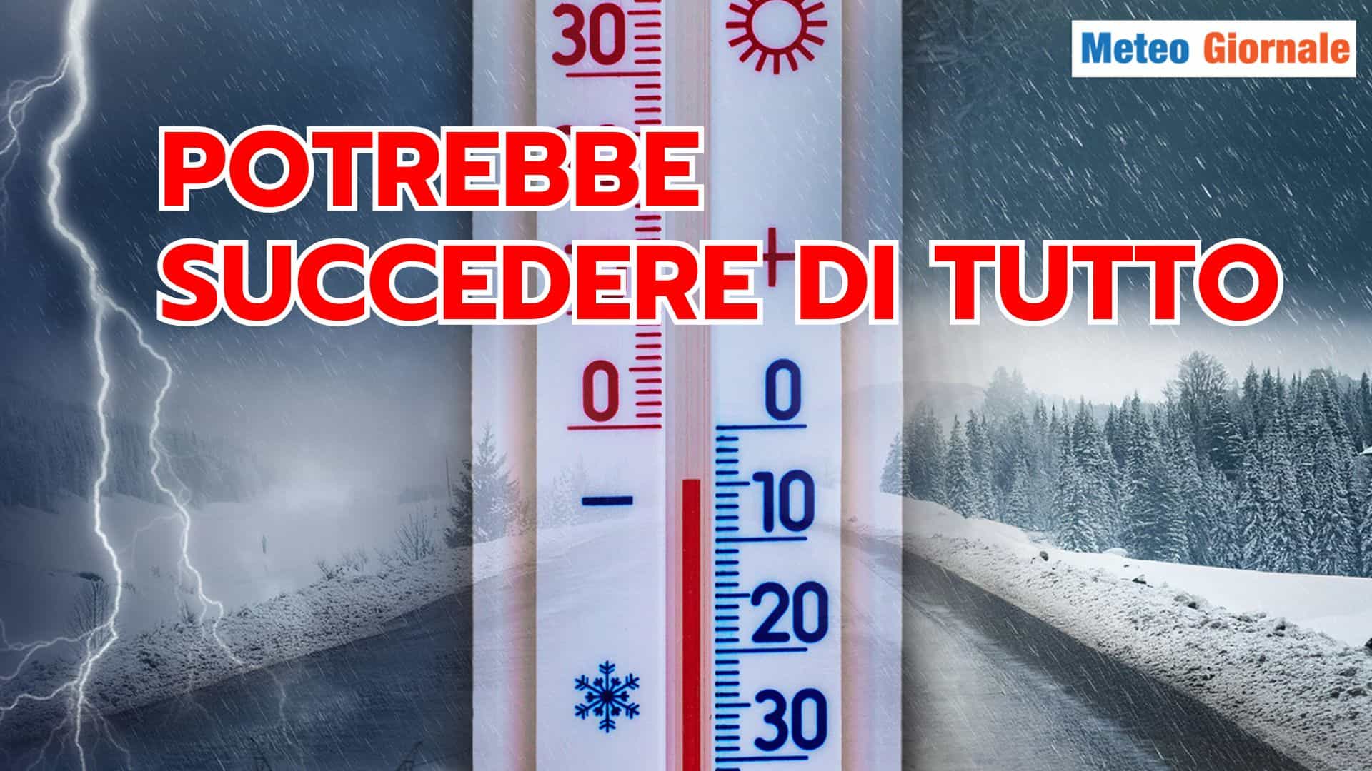 Fase Meteo complessa: dal GELO all’Atlantico, ipotesi in Italia