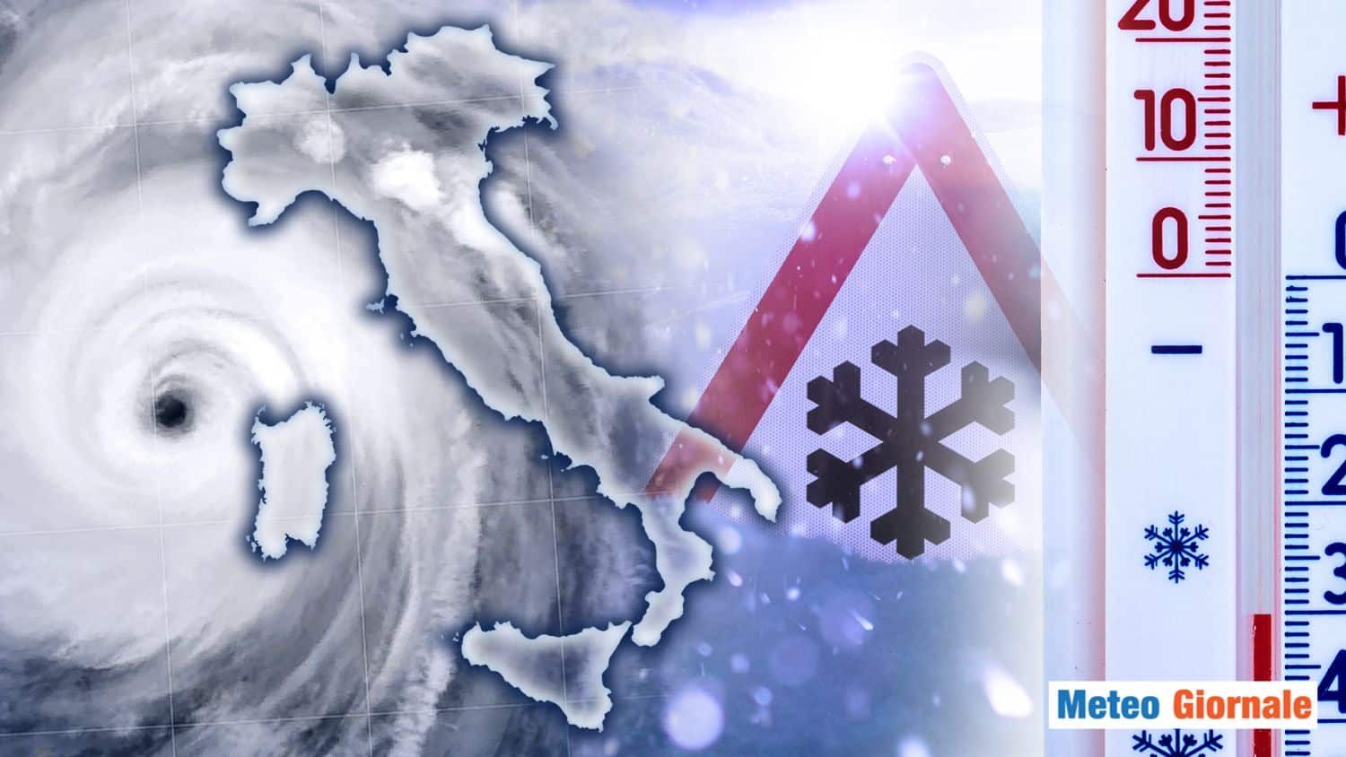 Previsioni Meteo: WEEKEND con VORTICE DEPRESSIONARIO. Pioggia e NEVE, ecco dove
