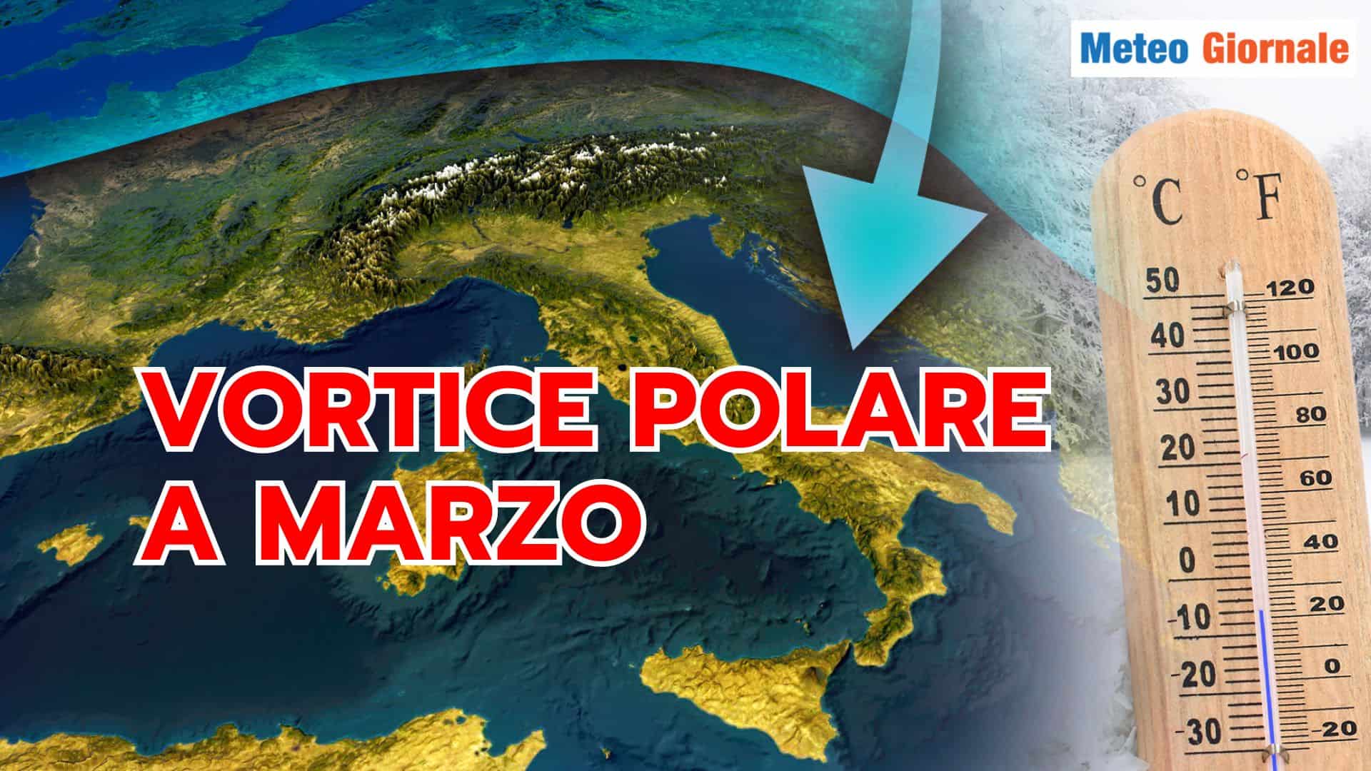 Vortice Polare intenso, Meteo MARZO più mite e stabile