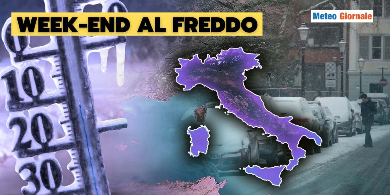 Meteo: sciabolata Artica tra Sabato e Domenica, le regioni colpite