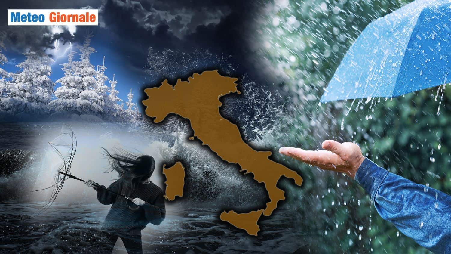 Weekend dal METEO Burrascoso: TEMPORALI, forti venti e NEVE in collina!