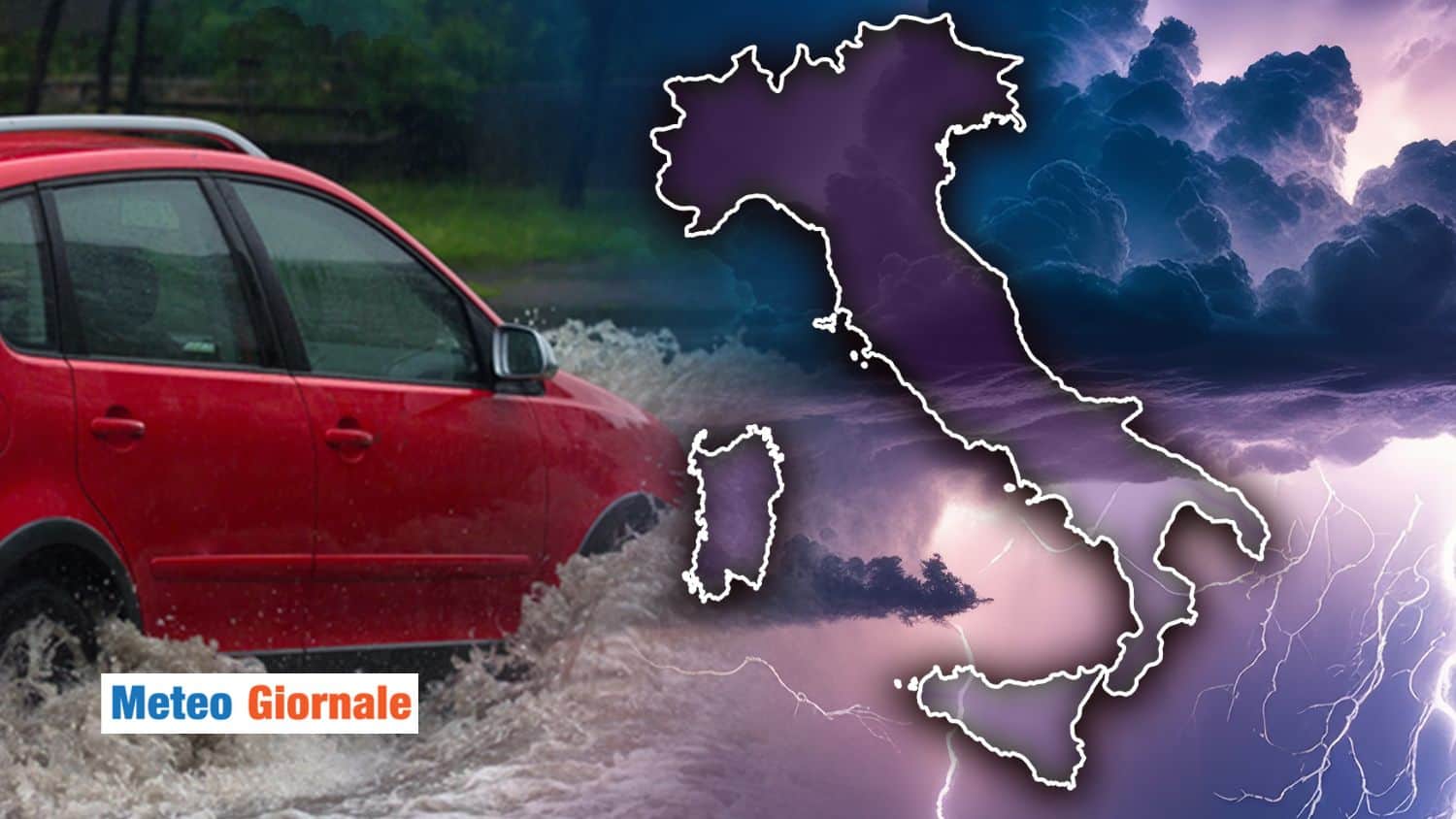 Meteo: Atmosfera carica di VAPORE acqueo, rischio piogge TORRENZIALI