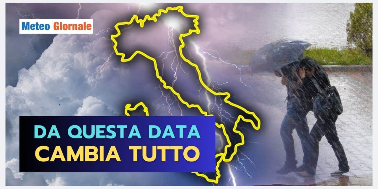 Meteo: da questa data tornano PIOGGIA E NEVE, i dettagli