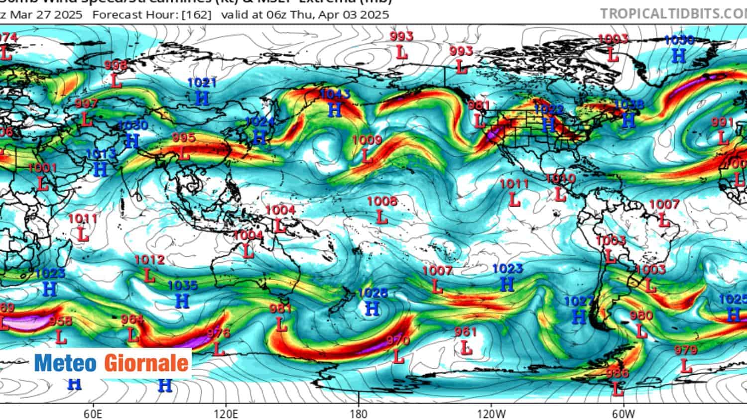 Il JET STREAM s’inceppa: prepariamoci a questi fenomeni meteo