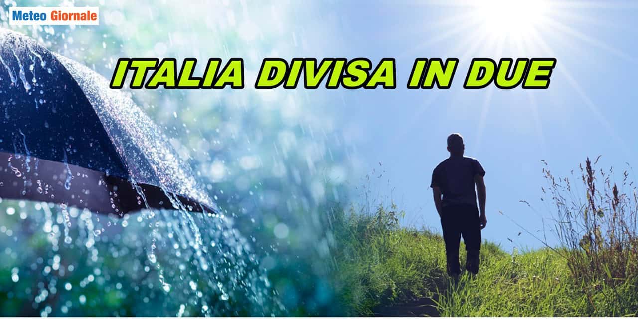 Meteo: Italia divisa, maltempo al Sud, primavera al Nord