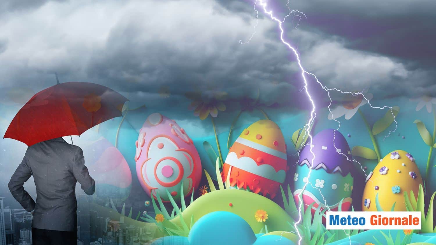 Pasqua e Pasquetta con la PIOGGIA: dipende dall’ora e dalle ZONE