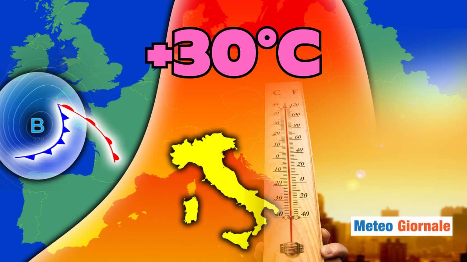 Una regione ROVENTE: Venerdì 14, Temperature estive oltre i 30°C