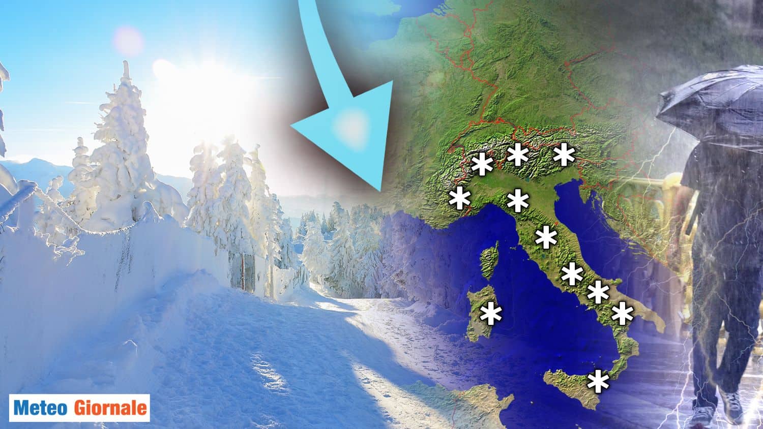 Meteo, a metà Marzo fiume gelido dall’Artico verso Italia. Neve a sorpresa