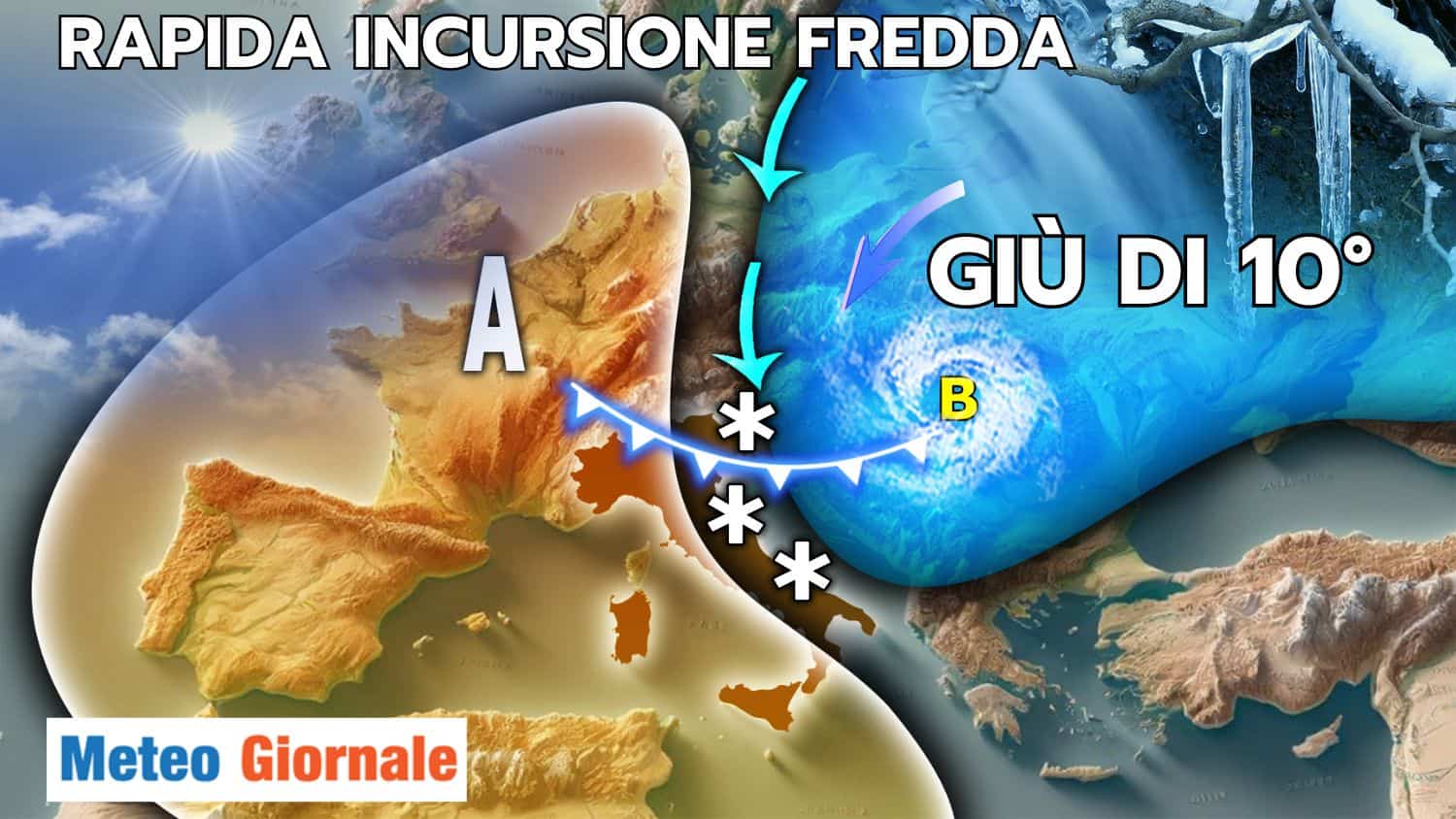 Improvviso Raid freddo in vista. Ecco quando e dove di più
