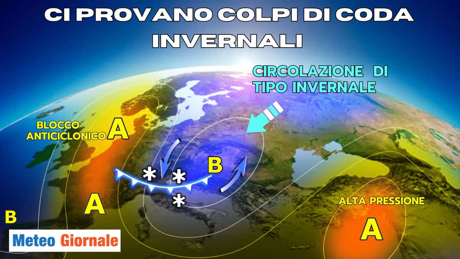 Incombono colpi di coda invernali. Ecco quando e dove di più