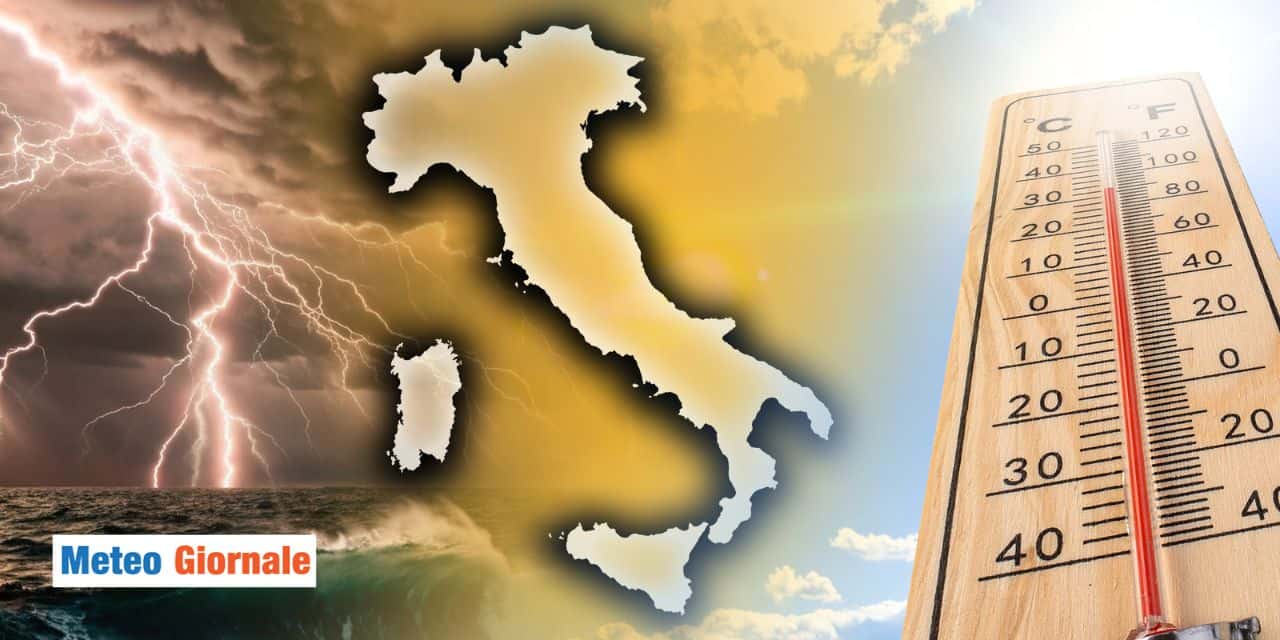 Meteo: prima caldo, poi freddo e nubifragi!