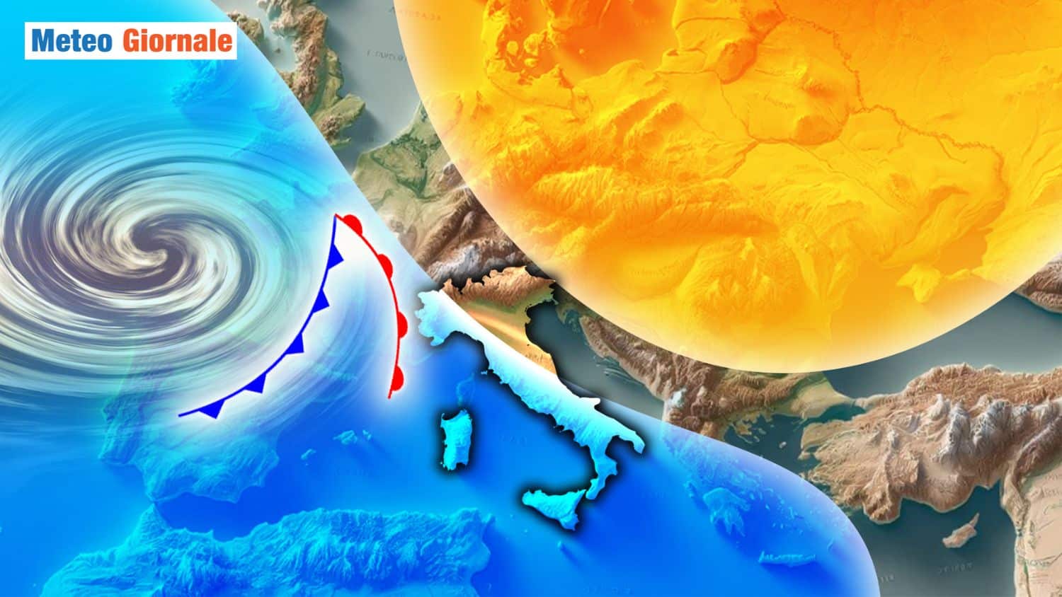 Previsioni Meteo: intensa PERTURBAZIONE metterà fine all’ANTICICLONE
