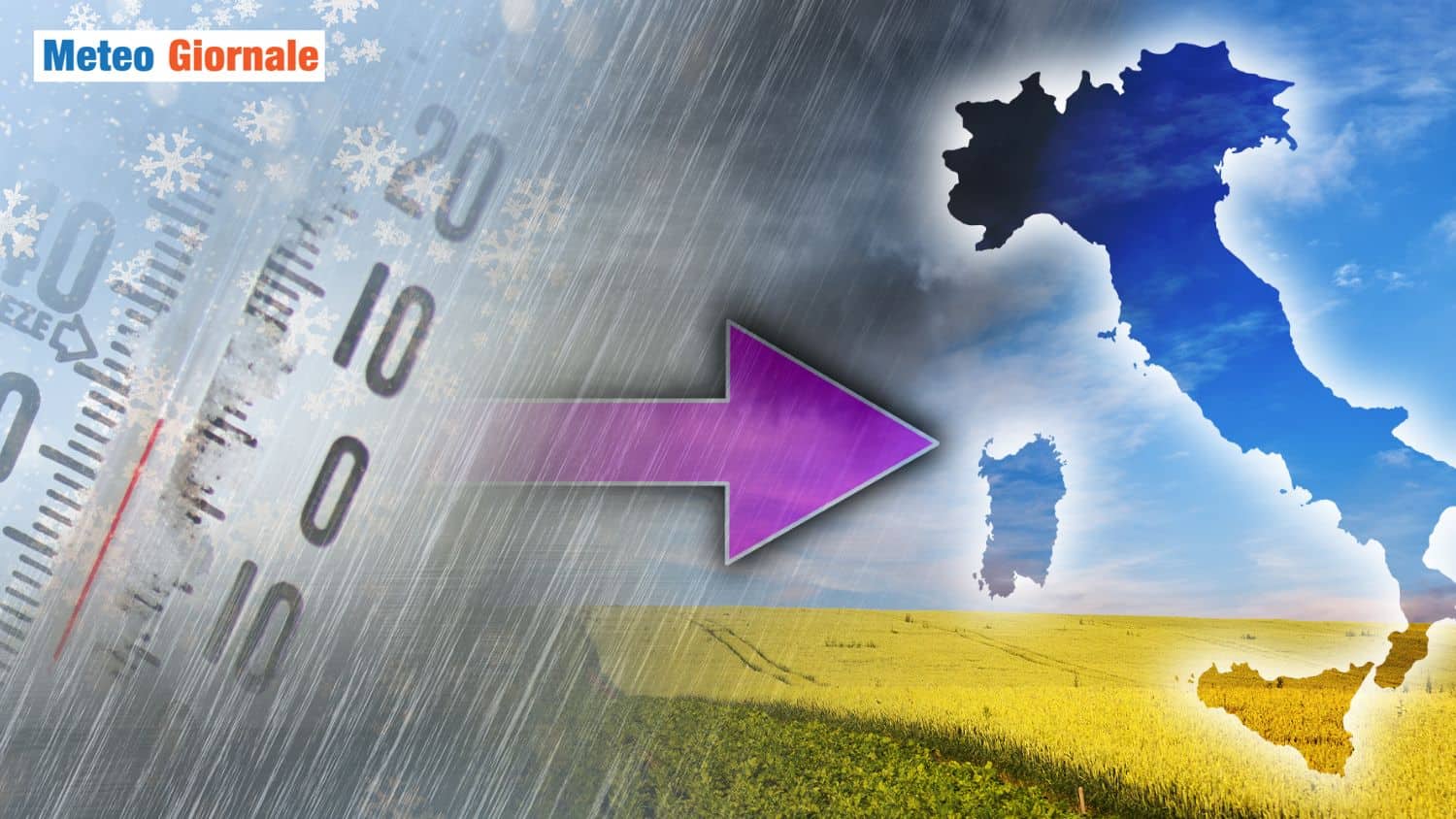 Meteo: primi segni di cedimento dell’ALTA PRESSIONE. Da DOMENICA forte Perturbazione