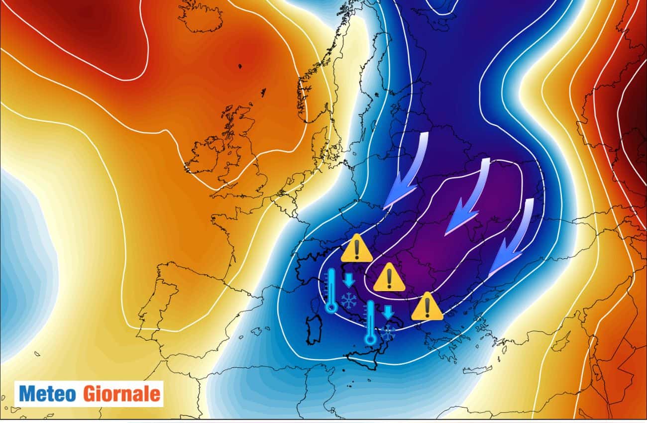 Tendenza Meteo: CLAMOROSA ipotesi di FREDDO INVERNALE settimana prossima