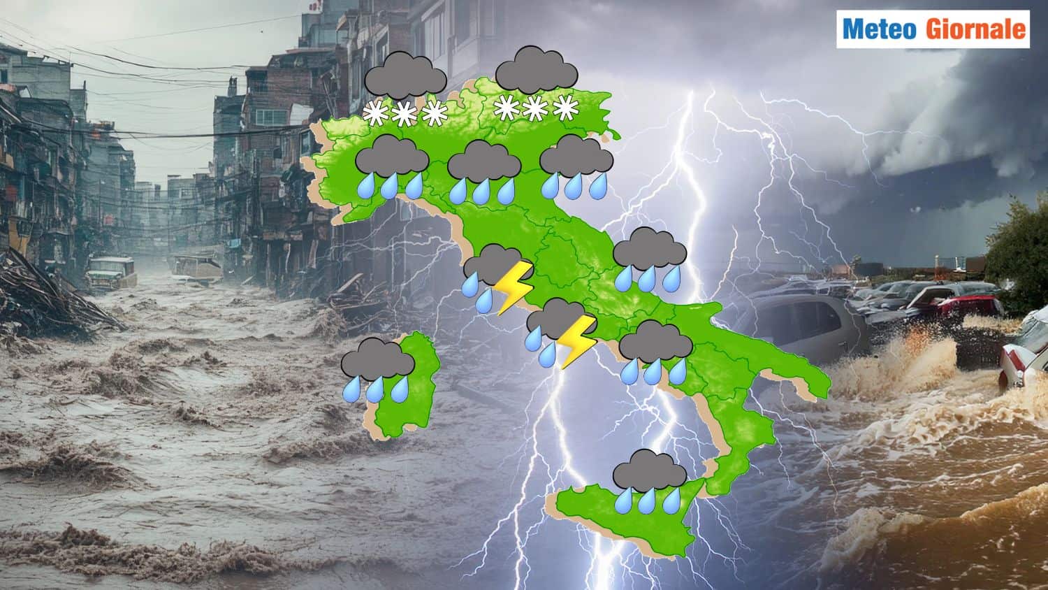 Meteo, sta per arrivare un “fiume atmosferico” sull’Italia. Conseguenze, cosa è