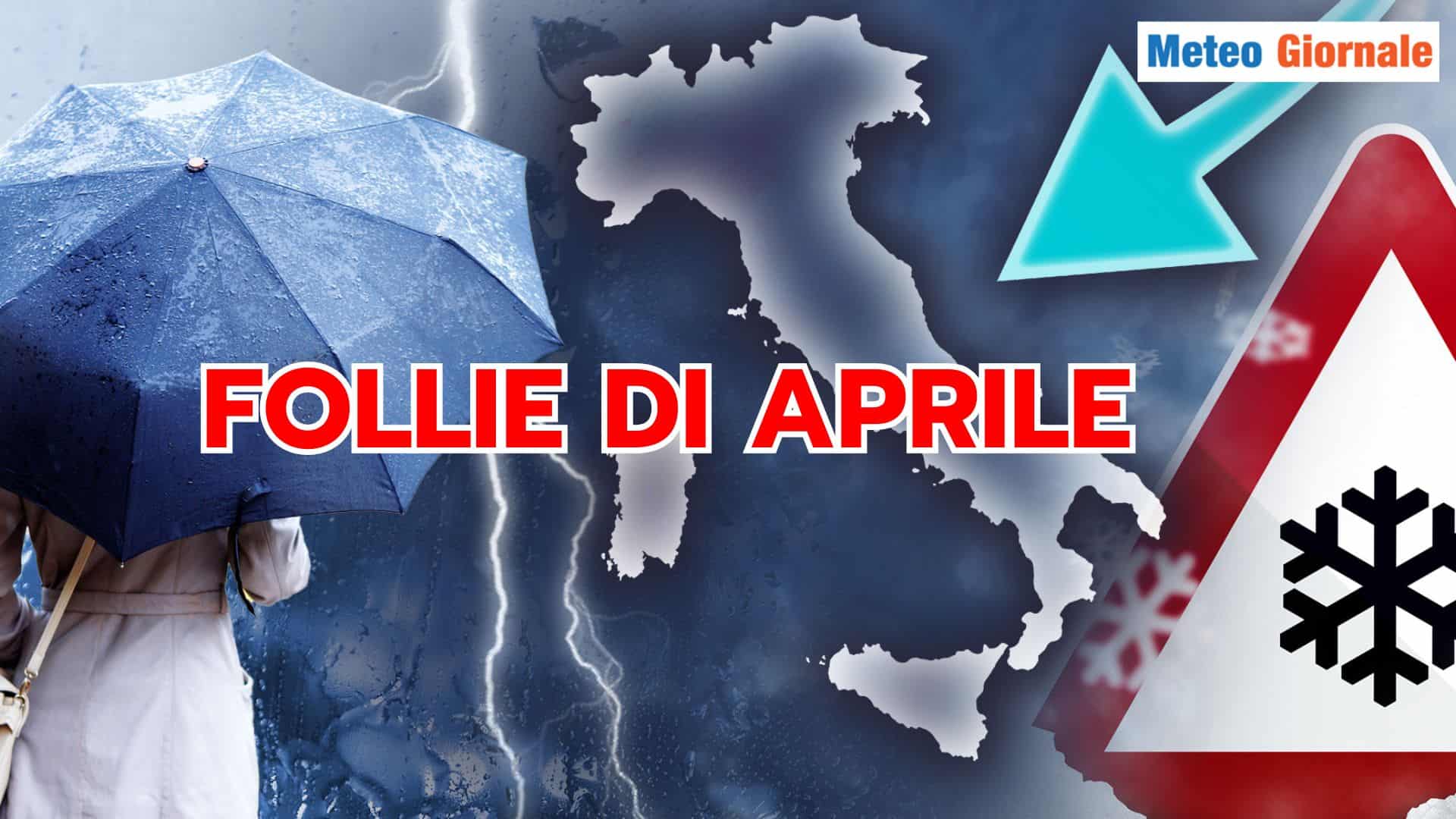 Irruzione ARTICA: APRILE conferma Meteo a dir poco folle