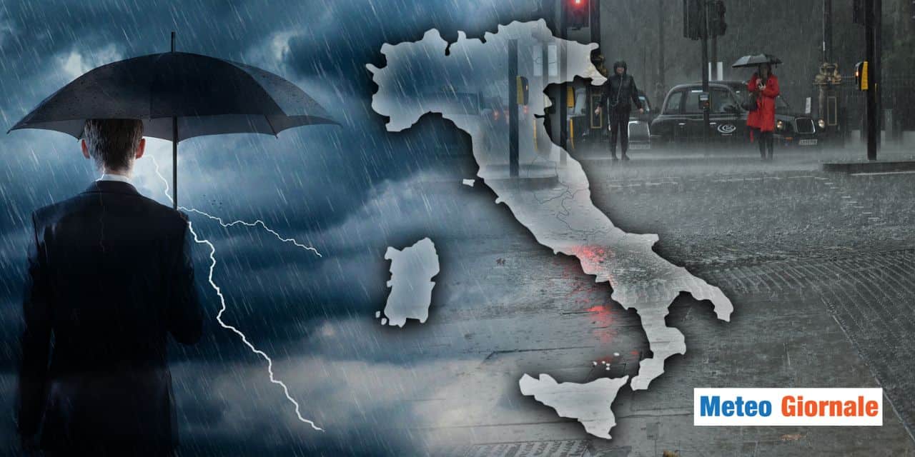 Meteo: maltempo in anticipo! Prossime ore con rischio NUBIFRAGI su queste zone