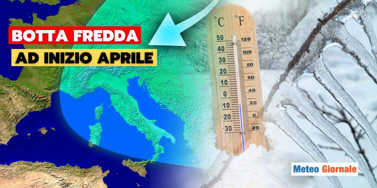 freddo aprile meteo 2403