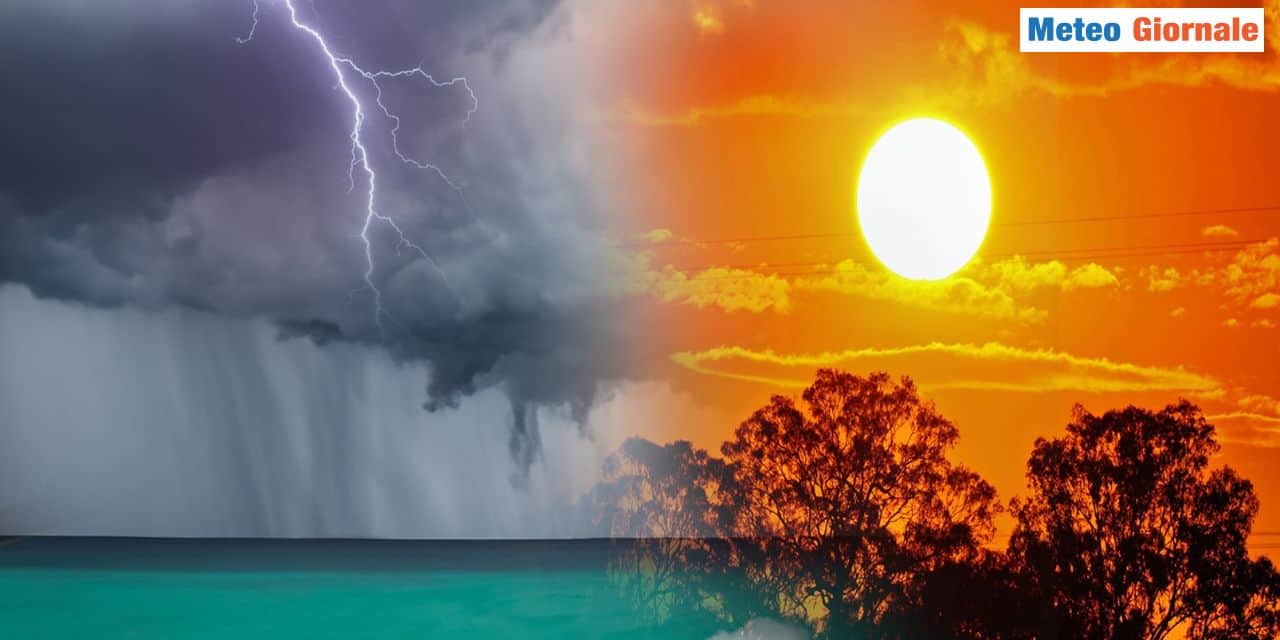 Meteo: l’Italia colpita a ripetizione del maltempo, ma arriva anche caldo