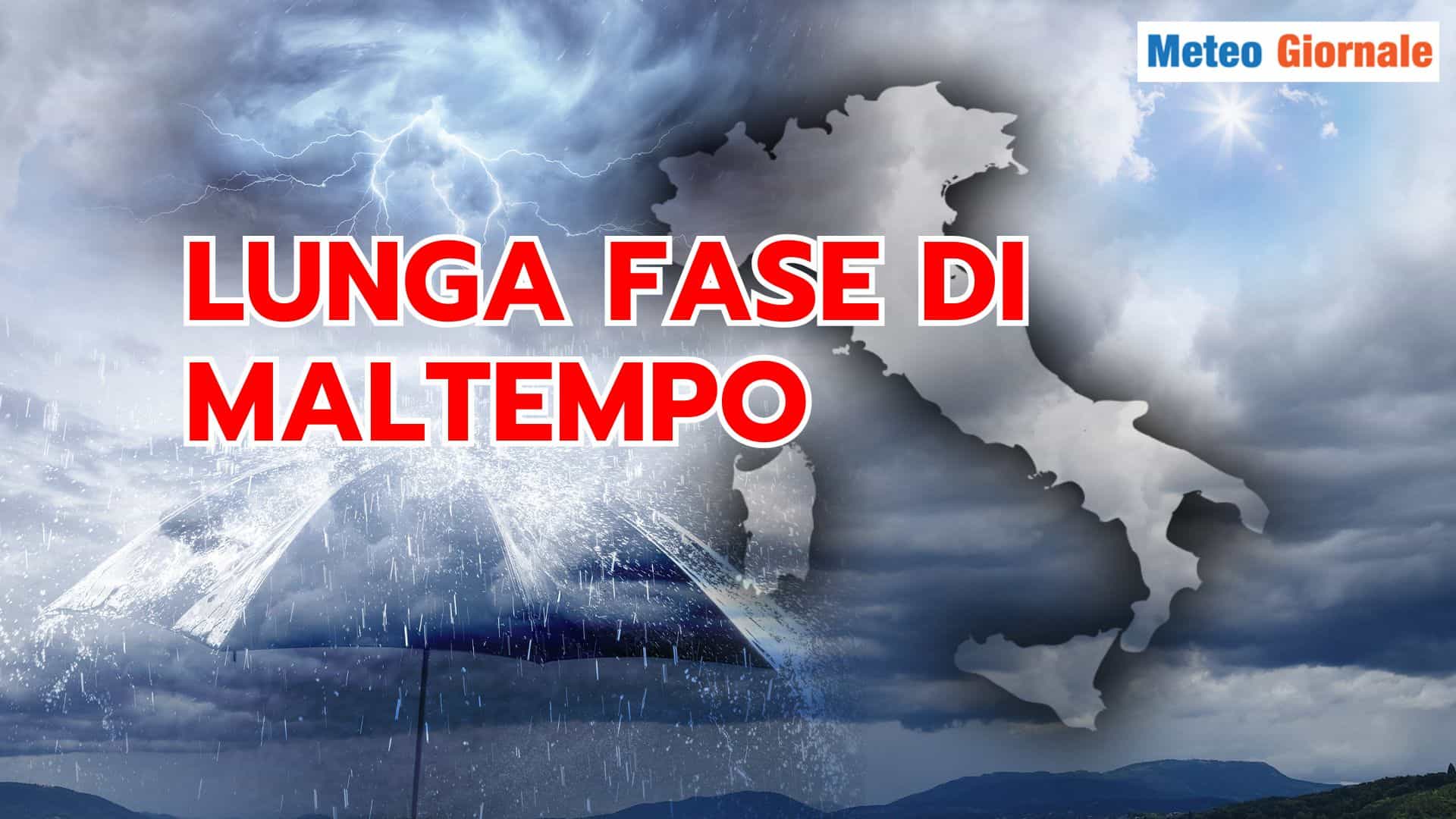 Due settimane dal Meteo fortemente PERTURBATO, ovunque