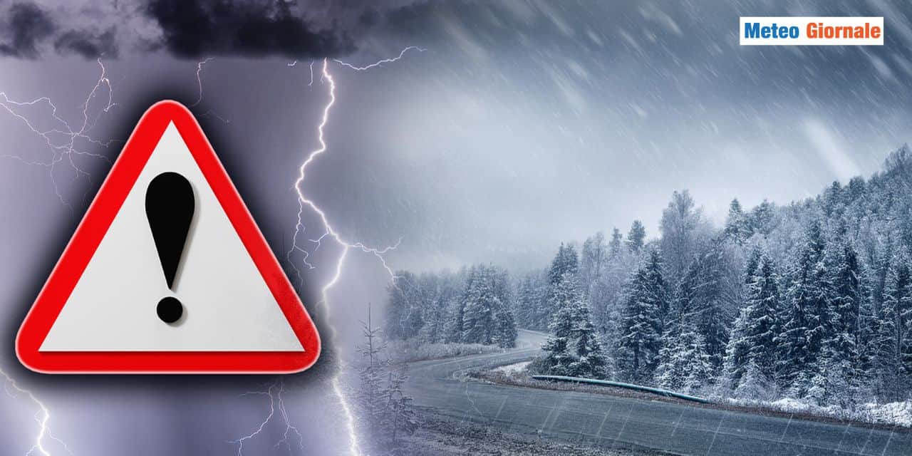 Meteo: grave maltempo e super nevicate nel finale di Marzo