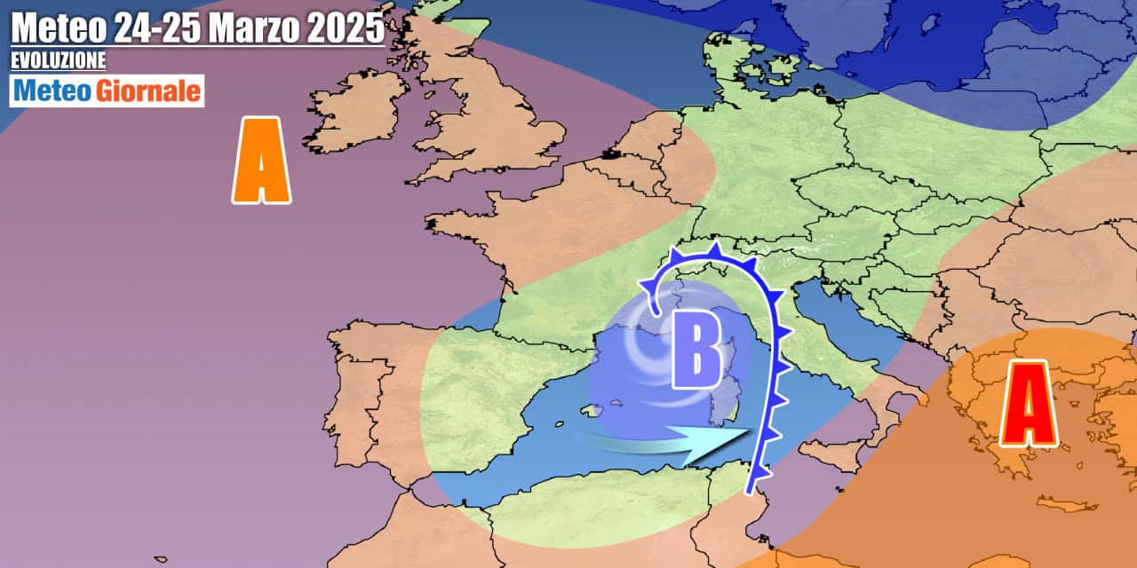 Circolazione ciclonica ancora attiva per giorni