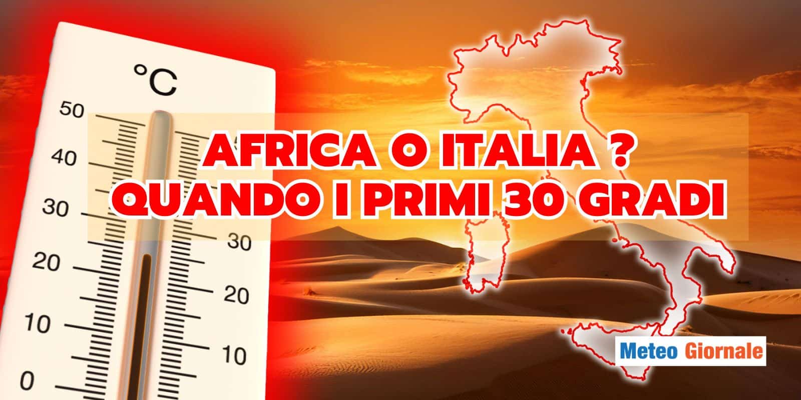 Meteo: 30 gradi? Perché dobbiamo cominciare a temere il caldo