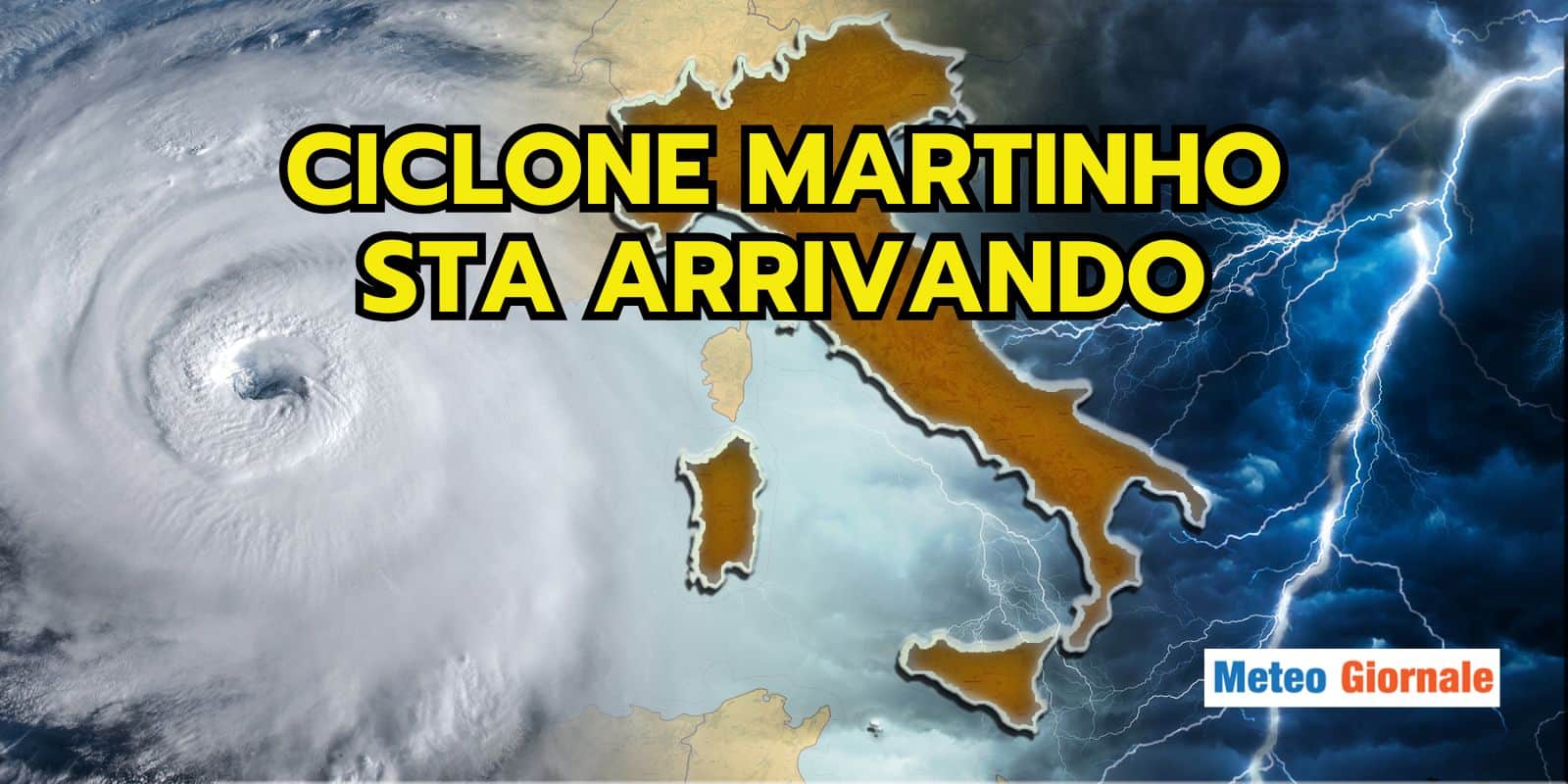 Meteo: il Ciclone Martinho minaccia il Weekend, subito il peggio della Primavera