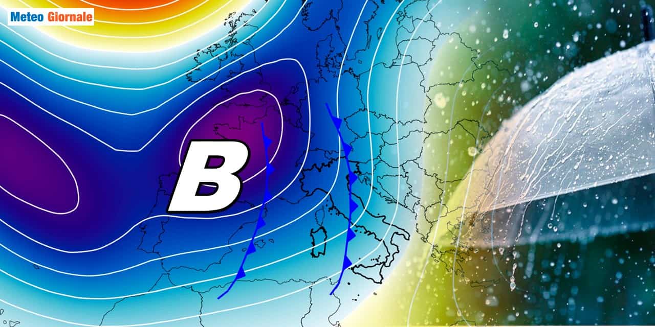 Previsioni meteo: perturbazioni a raffica, piogge abbondanti e possibili disagi